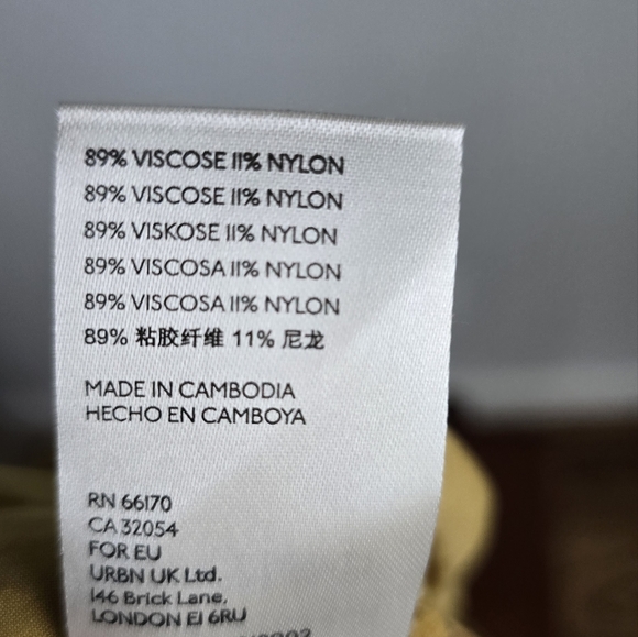 Anthropologie, New, Maeve Anastacia Gold Wide Leg Velvet Pants, Size Medium - Picture 10 of 12